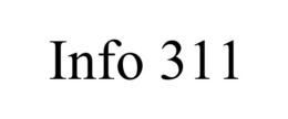 INFO 311 trademark