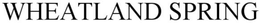 WHEATLAND SPRING BREWERY trademark