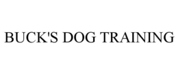 BUCK'S DOG TRAINING trademark