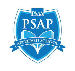 PMA PSAP APPROVED SCHOOL trademark