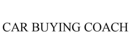 CAR BUYING COACH trademark