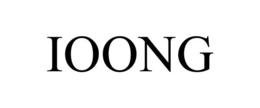 IOONG trademark