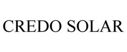 CREDO SOLAR trademark