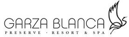 GARZA BLANCA PRESERVE · RESORT & SPA trademark