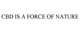 CBD IS A FORCE OF NATURE trademark