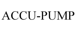 ACCU-PUMP trademark
