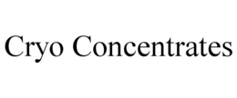 CRYO CONCENTRATES trademark