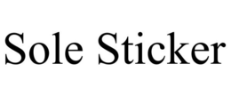 SOLE STICKER trademark