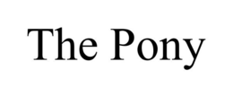 THE PONY trademark