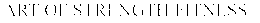 ART OF STRENGTH FITNESS trademark