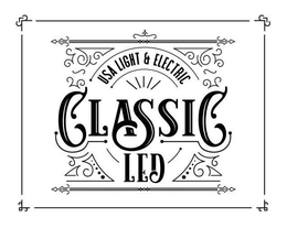 USA LIGHTS & ELECTRIC CLASSIC LED trademark