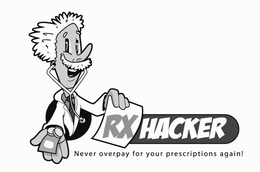 RXHACKER NEVER OVERPAY FOR YOUR PRESCRIPTIONS AGAIN! trademark