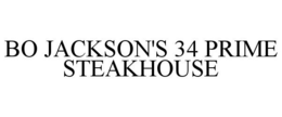 BO JACKSON'S 34 PRIME STEAKHOUSE trademark