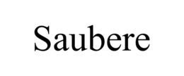 SAUBERE trademark