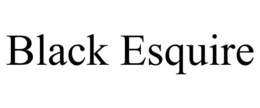 BLACK ESQUIRE trademark