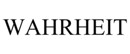 WAHRHEIT trademark