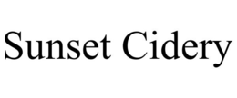 SUNSET CIDERY trademark