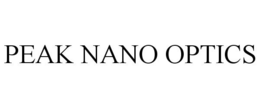 PEAK NANO OPTICS trademark