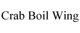 CRAB BOIL WING trademark