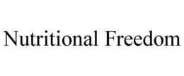 NUTRITIONAL FREEDOM trademark