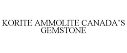 KORITE AMMOLITE CANADA'S GEMSTONE trademark