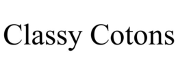 CLASSY COTONS trademark