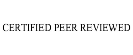 CERTIFIED PEER REVIEWED trademark