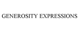 GENEROSITY EXPRESSIONS trademark