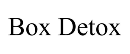 BOX DETOX trademark