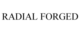 RADIAL FORGED trademark