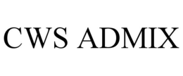 CWS ADMIX trademark