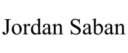 JORDAN SABAN trademark