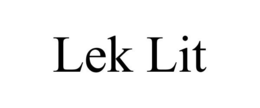 LEK LIT trademark
