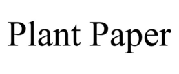PLANT PAPER trademark