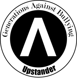 GENERATIONS AGAINST BULLYING UPSTANDER trademark