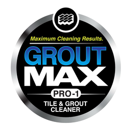 MAXIMUM CLEANING RESULTS. GROUT MAX PRO-1 TILE AND GROUT CLEANER trademark