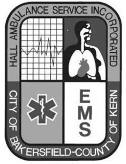 HALL AMBULANCE SERVICE INCORPORATED CITY OF BAKERSFIELD-COUNTY OF KERN EMS trademark