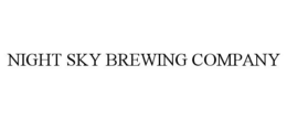 NIGHT SKY BREWING COMPANY trademark