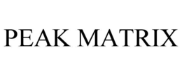 PEAK MATRIX trademark