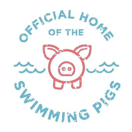 OFFICIAL HOME OF THE SWIMMING PIGS trademark