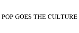 POP GOES THE CULTURE trademark