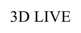 3D LIVE trademark