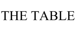 THE TABLE trademark