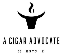 A CIGAR ADVOCATE 20 ESTD 17 trademark