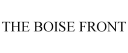 THE BOISE FRONT trademark