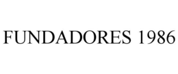 FUNDADORES 1986 trademark