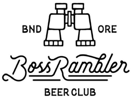 BND ORE BOSS RAMBLER BEER CLUB trademark