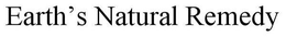 EARTH'S NATURAL REMEDY trademark