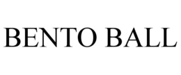 BENTO BALL trademark