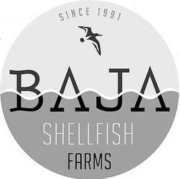 BAJA SHELLFISH FARMS SINCE 1991 trademark